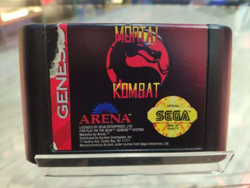 Cartucho Mega Drive: Mortal Kombat