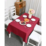 Toalha De Mesa Retangular 6 Lugares Oxford Liso 2,00 X 1,45