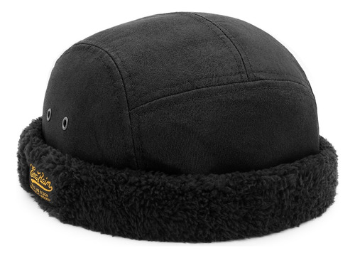 Gorra Casquete Vintage Hipster Ecocuero Negro Eva Rain®