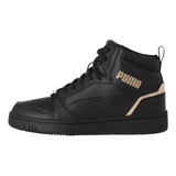 Zapatilla Puma Rebound V6 Bling Mujer Negras