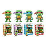 Funko Pop Tmnt Mutant Ninja Turtles Set De 4 Tortugas Ninja