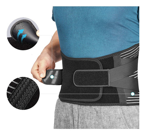 Faja Lumbar Protector De Espalda Moldeador Hernia Discal