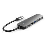 Hub Adaptador Usb Tipo C 6 Em 1 Com Hdmi 4k Mac Pro/air/m1