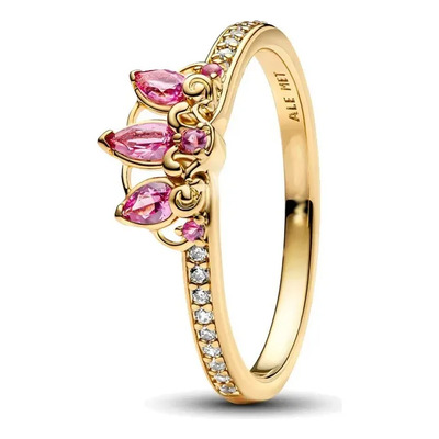Anillo Pda Disn Rapunzel Corona, Melocotón, Regalo