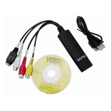 Capturadora Video Easier Cap Usb 2.0 Vhs Tv Ps3 Ps4 Xbox