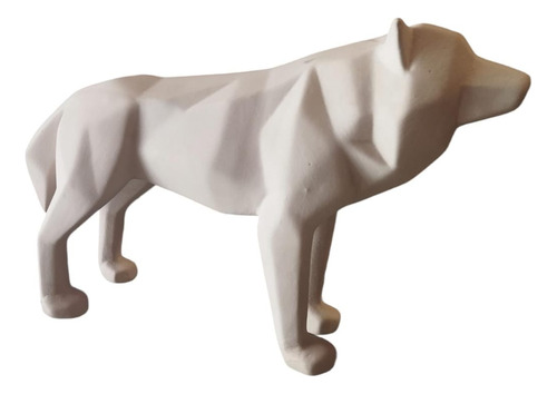 Lobo Geometrico Animales Minimalistas Ceramica 8 Piezas