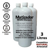 Shampoo Matizador Negro Natural Platinado 3litros