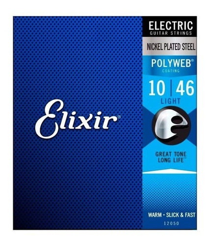 Cuerdas Guitarra Acustica Elixir 10/46 Polyweb - Envio Inmed