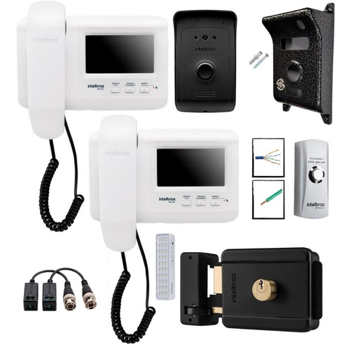 Combo Interfone Camera Ivr 1010 Intelbras 2 Pontos Internos