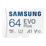 Memoria Samsung 64 Gb Evo Plus Microsdxc Envio Inmediato