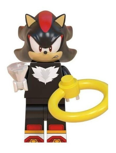 Shadow Sonic Filme Game Blocos Boneco