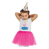 Conjunto Tutu Y Polera De Peppa Pig