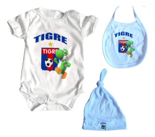 Ajuar Ropa Bebe X3 Prendas  Tigre