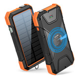 Cargador Solar Portatil Con Bateria De 20000mah Blavo (q6gl)