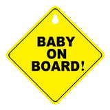 Aviso Letrero Bebe A Bordo Baby On Board! Reflectivo Carro