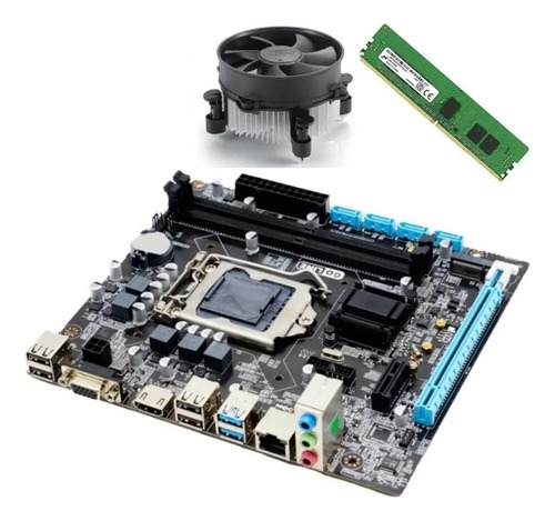 Kit Gamer Intel Core I5-6500 Cooler Intel H110 8gb Ddr4 +nf 