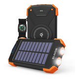 Cargador Solar Portatil Con Bateria De 10000mah Blavor