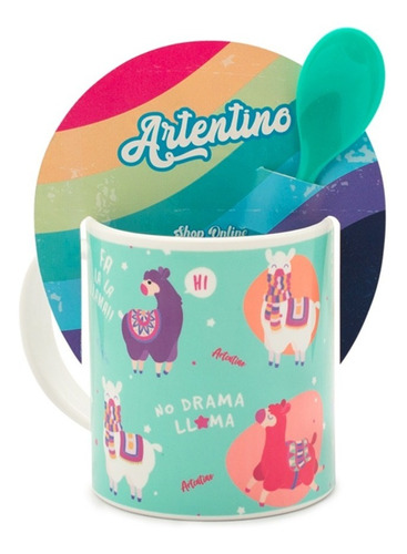 Taza Infantil Cuchara Regalo Niños Nena Nene Souvenir 