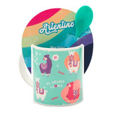 Taza Infantil Cuchara Regalo Niños Nena Nene Souvenir 