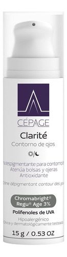 Cepage Clarite Contorno De Ojos Bolsas Ojeras Despigmentante