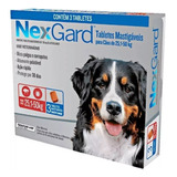 Pulgas E Carrapatos Nexgard Cães De 25 A 50kg C/3 Tablets