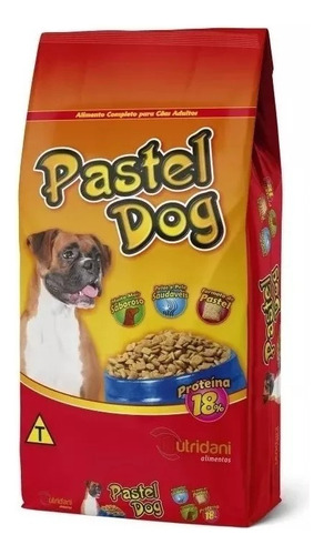 Alimento Pastel Dog Standard  Para Cães Para Cão Adulto De Raça Média Sabor Carne Em Sacola De 15kg