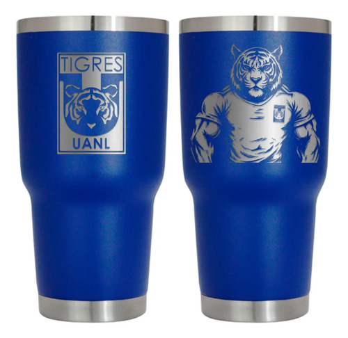 Vaso Termo Liga Mx Equipos Acero Personalizado Laser Futbol