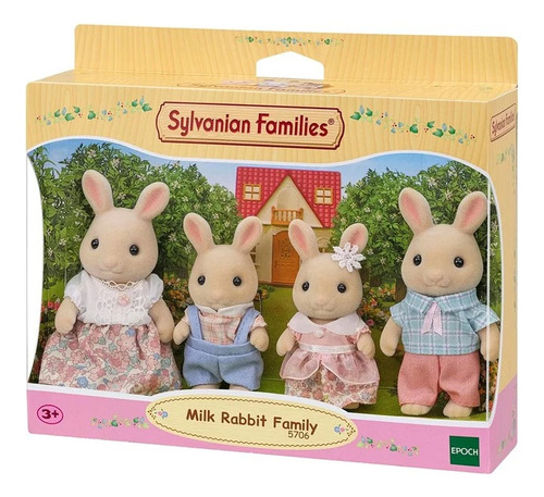  Sylvanian Families Familia Conejo De Leche 5706