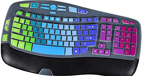 Protector Para Teclado Logitech K350 Mk570 Mk550 Rainbow