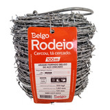 Arame Farpado Belgo Rodeio C/ 100 Metros 