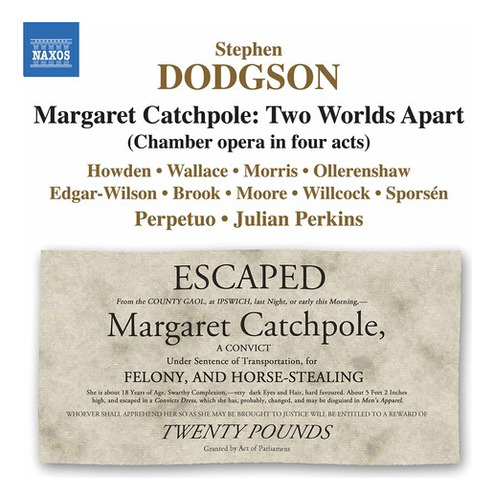 Dodgson//ensemble Perpetuo/cd De Perkins Margaret Catchpole