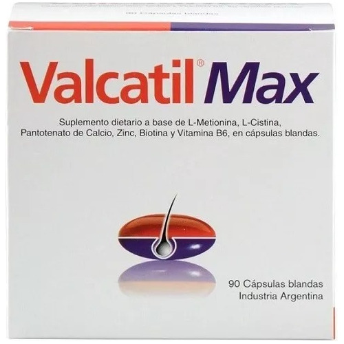 Valcatil Max Suplemento Anticaida X 90 Capsulas Blandas