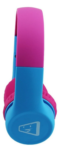 Headphone Infantil Com Limitador De Volume Kids Melody ELG Cor Rosa E Azul