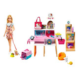 Boneca Barbie Playset Pet Shop Mattel