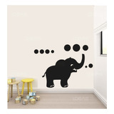 Vinilo Decorativo Infantil Elefante Tipo Pizarrón 