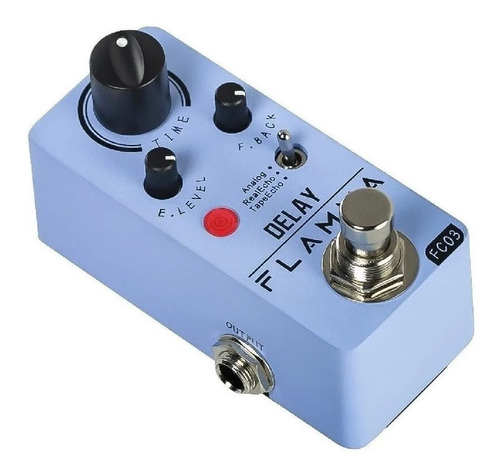 Flamma Fc03 Delay Mini Pedal De Delay 3 Tipos Hasta 600ms