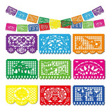 Domestar Pancarta De Fiesta Mexicana, 18 Pies De Plástico Fi