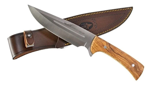 Cuchillo Muela Jabali 17 Ol Madera Olivo Funda España C