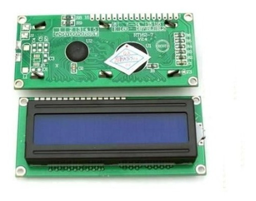 Pantalla Lcd 16x2 Caracteres. Fondo Azul. Hd44780. Arduino,