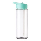 Botella Transparente Agua Plástica 750ml Gimnasio Deportiva 
