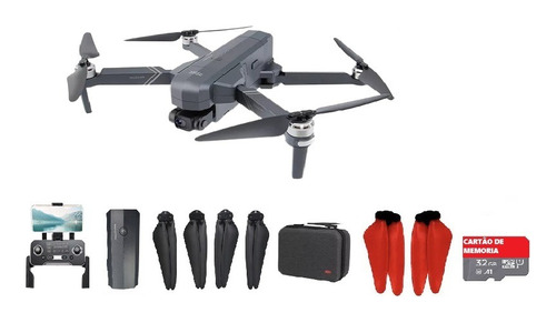 Drone Sjrc F11s 4k Pro Câmera 4k Dark Gray 5ghz 1 Bateria