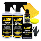 Kit 2 Ceras Automotiva L3d + Vitrificador Automotivo 