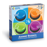 Learning Resources Answer Buzzers, Juego De 4 Unidades, Vari