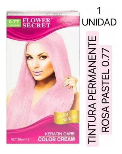  Tintura Permanente Flower Secret Tono 0.77--rosa Pastel