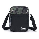 Shoulder Bag Tira Colo Militar Camuflado Preto Resistente