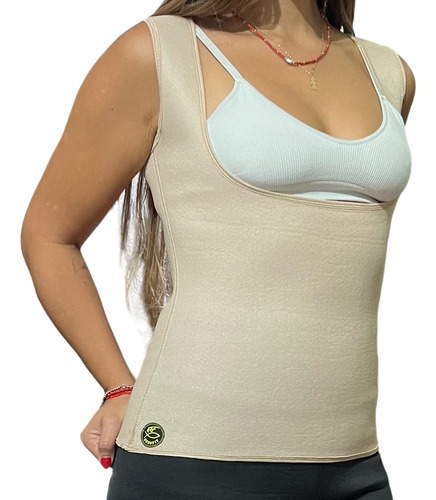 Musculosa Mujer Reductora Color Piel ! Talles Especiales