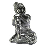 Buda Meditando Escultura Decorativa Interior Artesanal
