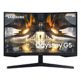 Monitor Samsung Odyssey G5 27' Led Gamer Curvo 165hz Color Negro