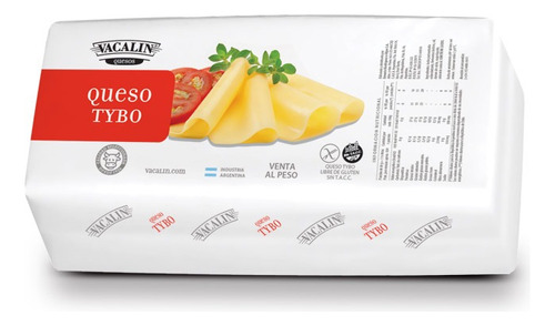 Queso Tybo Vacalin Sin Tacc  Horma  - 3,5 Kg Apróx. Liniers