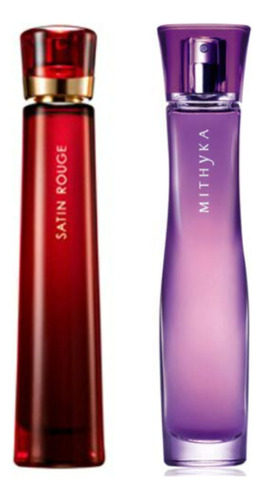 L'bel- Satin Rouge Perfume Para Mujer 50ml + Mithyka 40 Ml